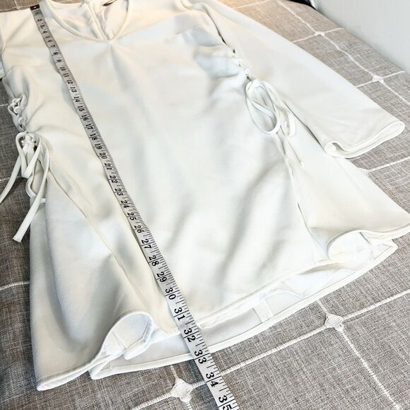 Finders Keepers Fly Away Dress White Long Sleeve Women’s S - Picture 15 of 15